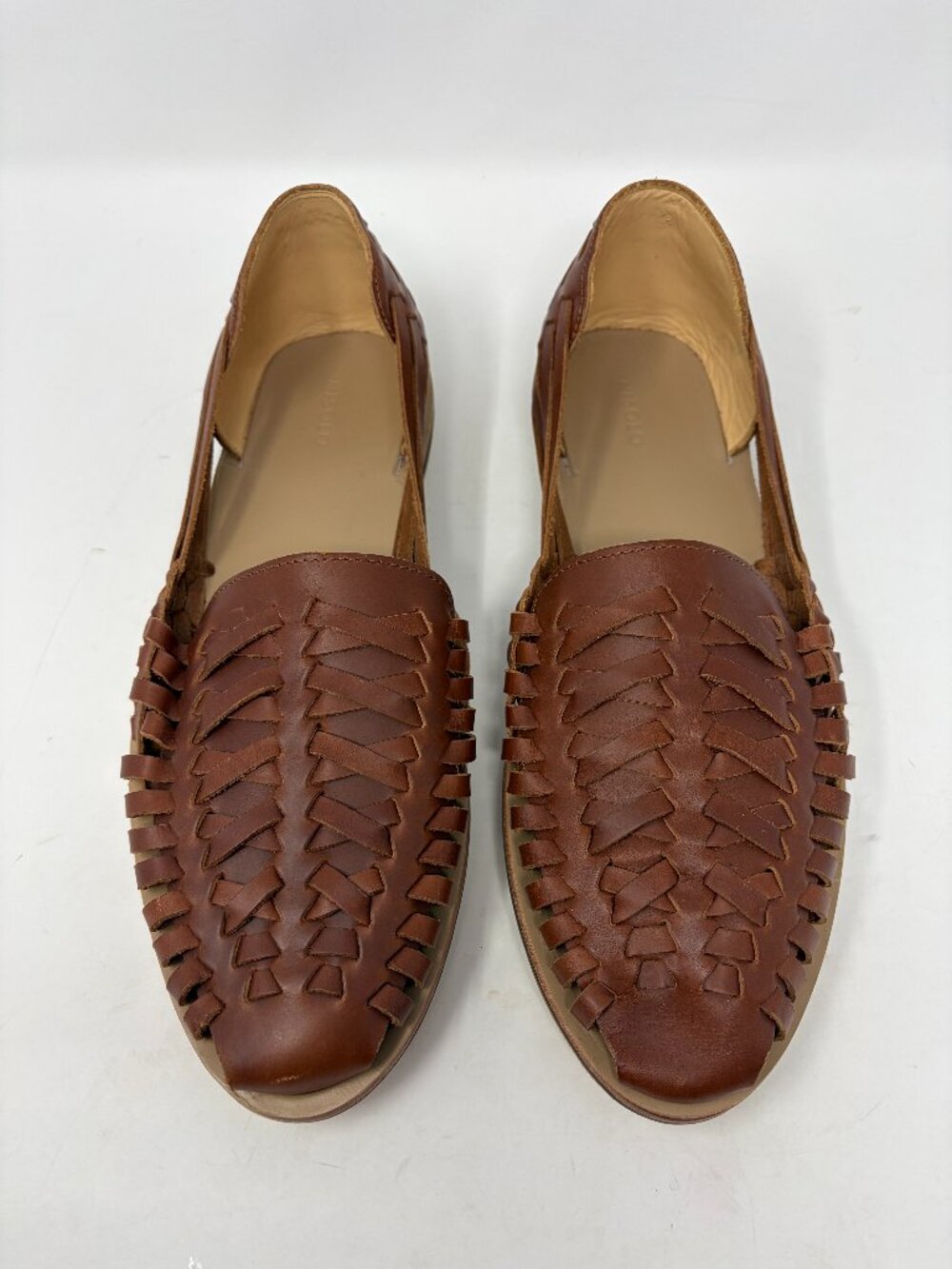 Nisolo men's huarache sandals 10 brown leather